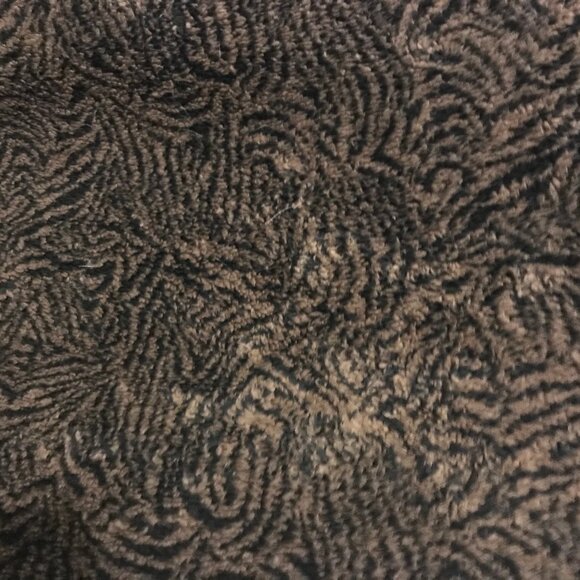 Ladies Black And Brown Hooded Reversible Coat Size Medium - Picture 5 of 6